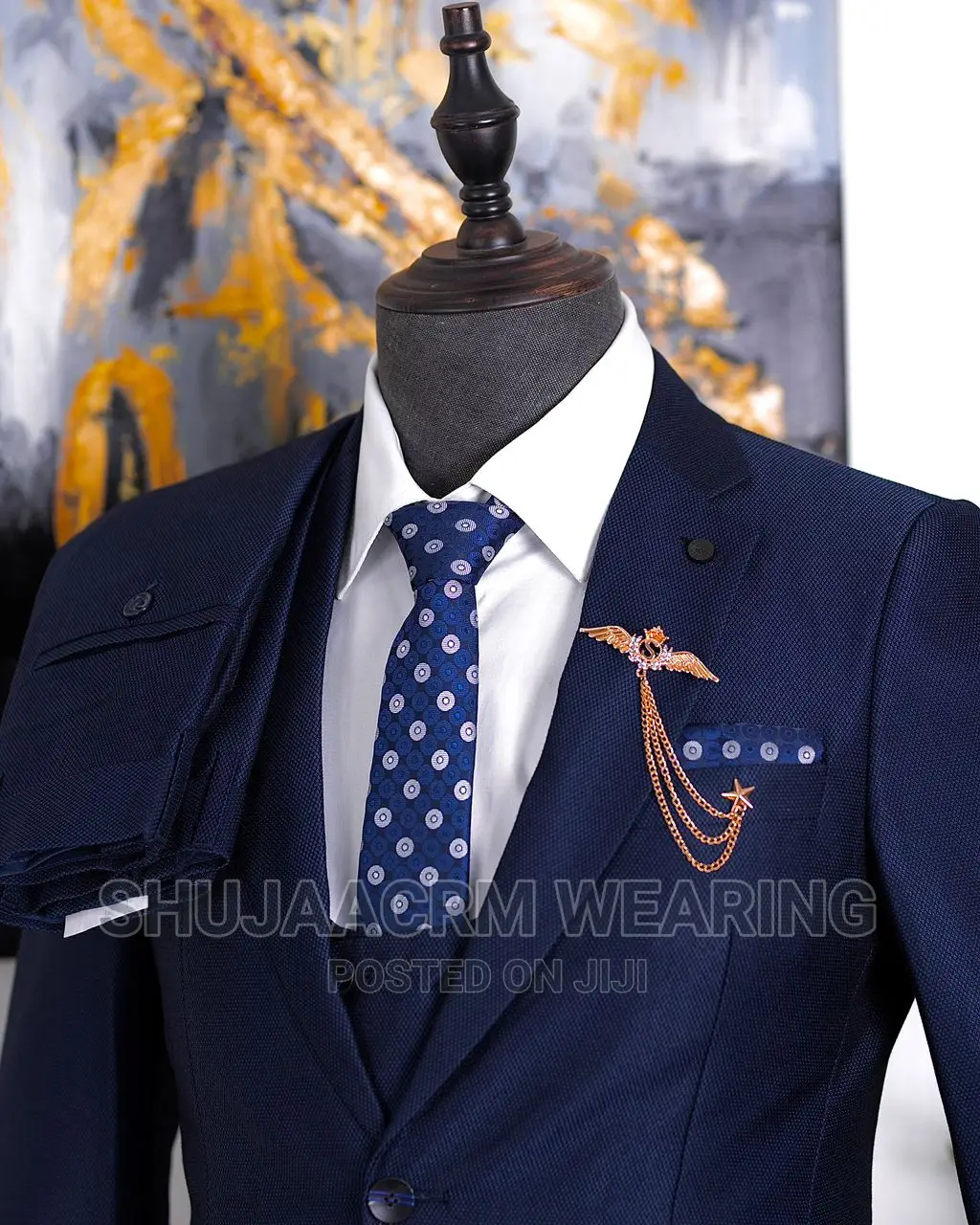 Blue Bagonza Suit