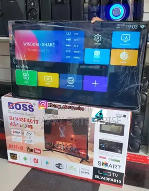 BOSS Smart Android Full HD 1080p With Wi-Fi Tv 43 Inch