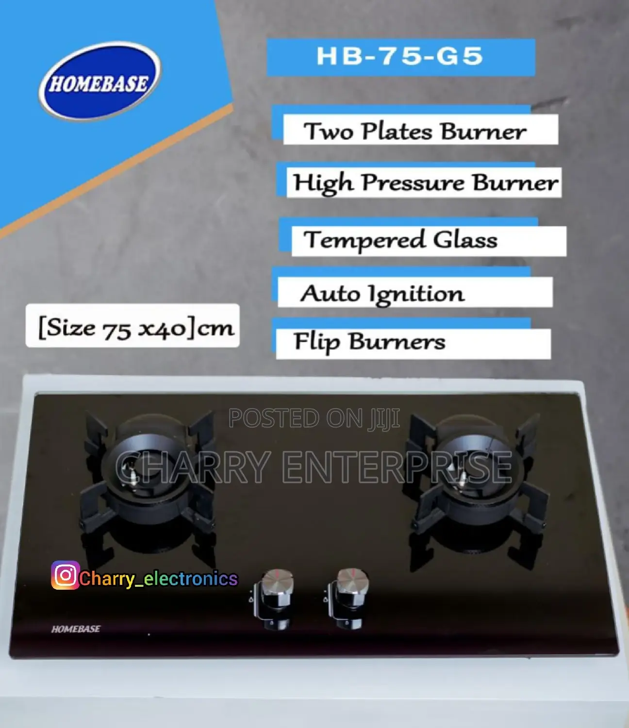 HOMEBASE Table Cooker2 Gas Plates
