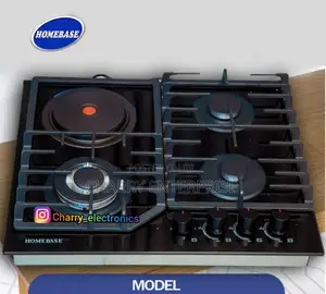 HOMEBASE Table Cooker / 1 Electric 3 Gas Hob 60*60cm