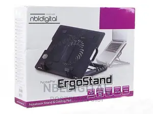 Laptop Cooling Base Rotor Fan 14-17 Inches Adjustable Height