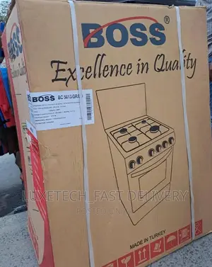 Boss Electric and Gas Cooker With Oven 4 Plates 50*50 Turkey