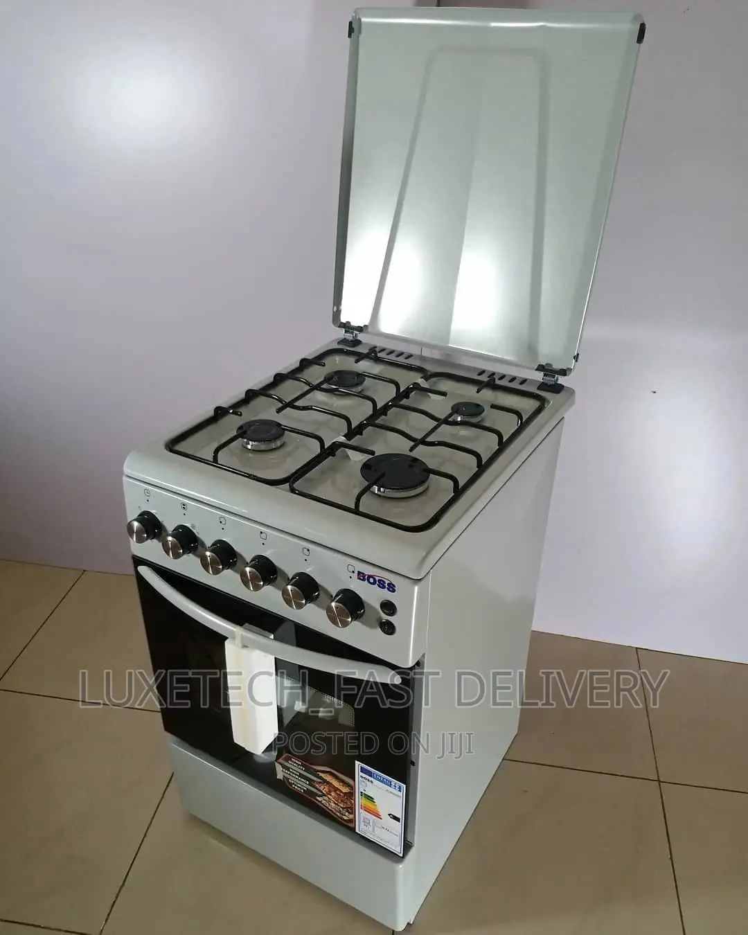 Boss Electric and Gas Cooker With Oven 4 Plates 50*50 Turkey
