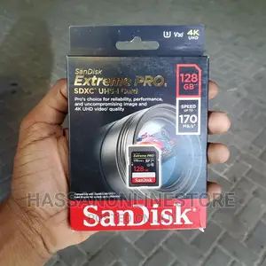 Sandisk 128gb Extreme PRO SDHCTM and SDXCTM Uhs-I Card