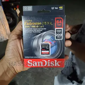 Sandisk 64gb Extreme PRO SDHCTM and SDXCTM Uhs-I Card