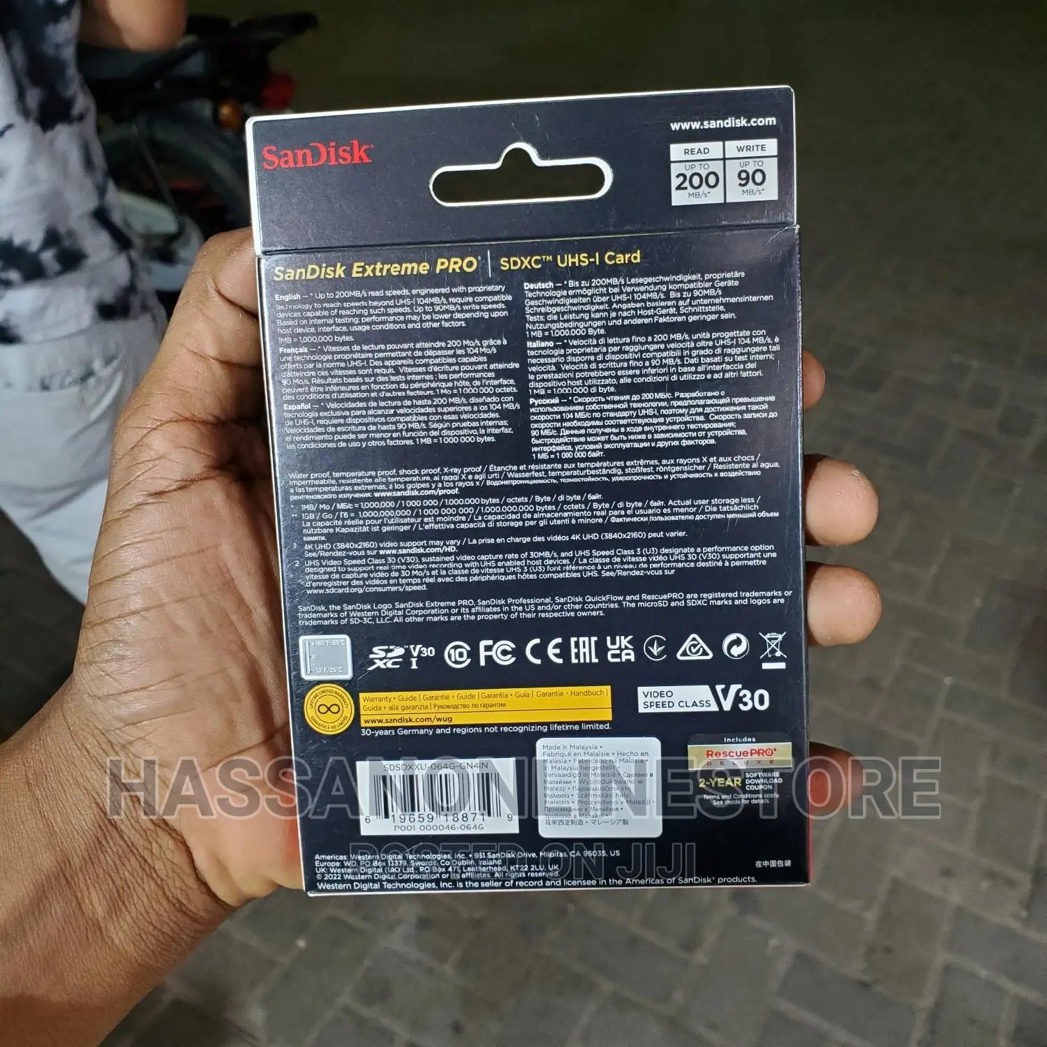 Sandisk 64gb Extreme PRO SDHCTM and SDXCTM Uhs-I Card
