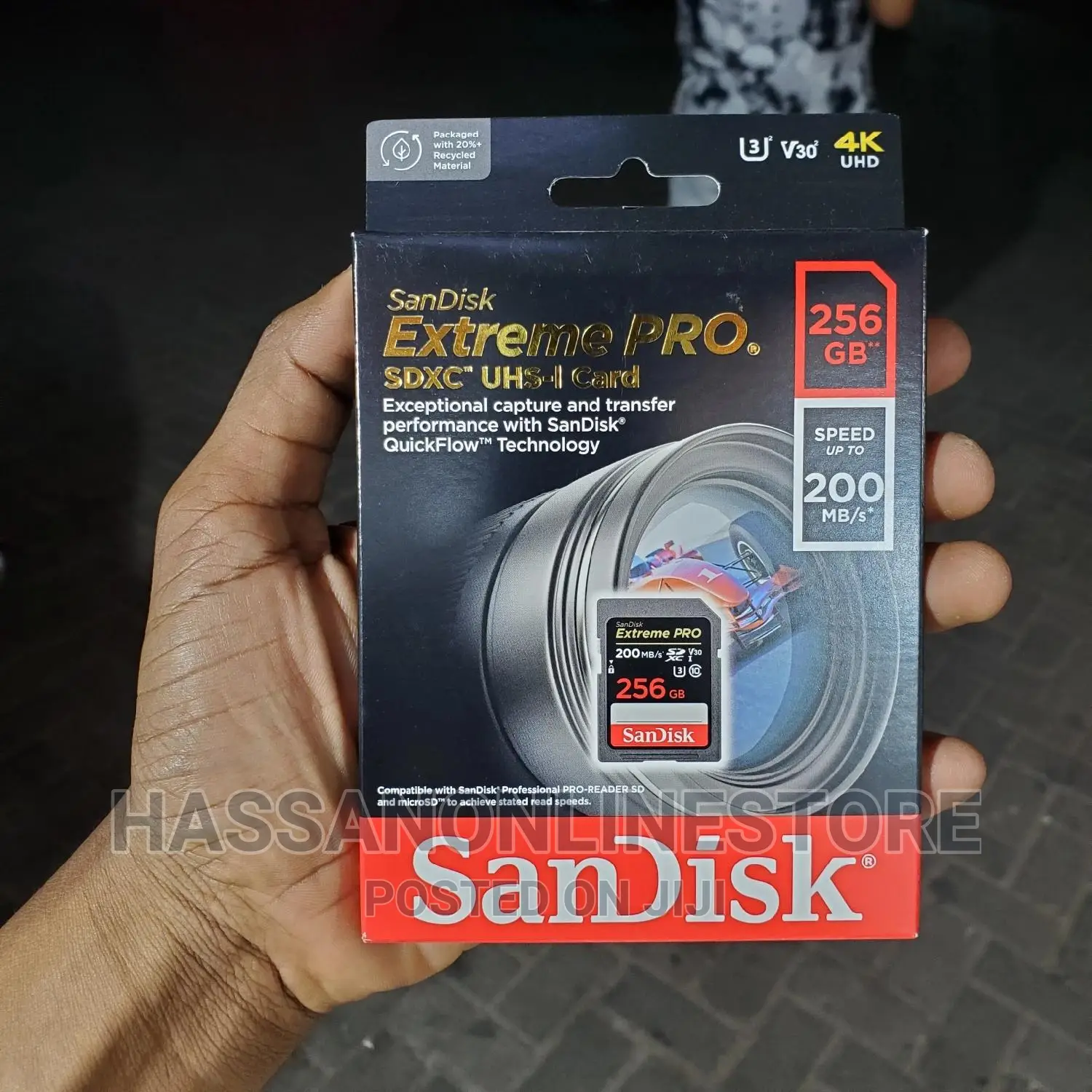 Sandisk 256gb Extreme Pro SDHCTM and SDXCTM Uhs-I Card