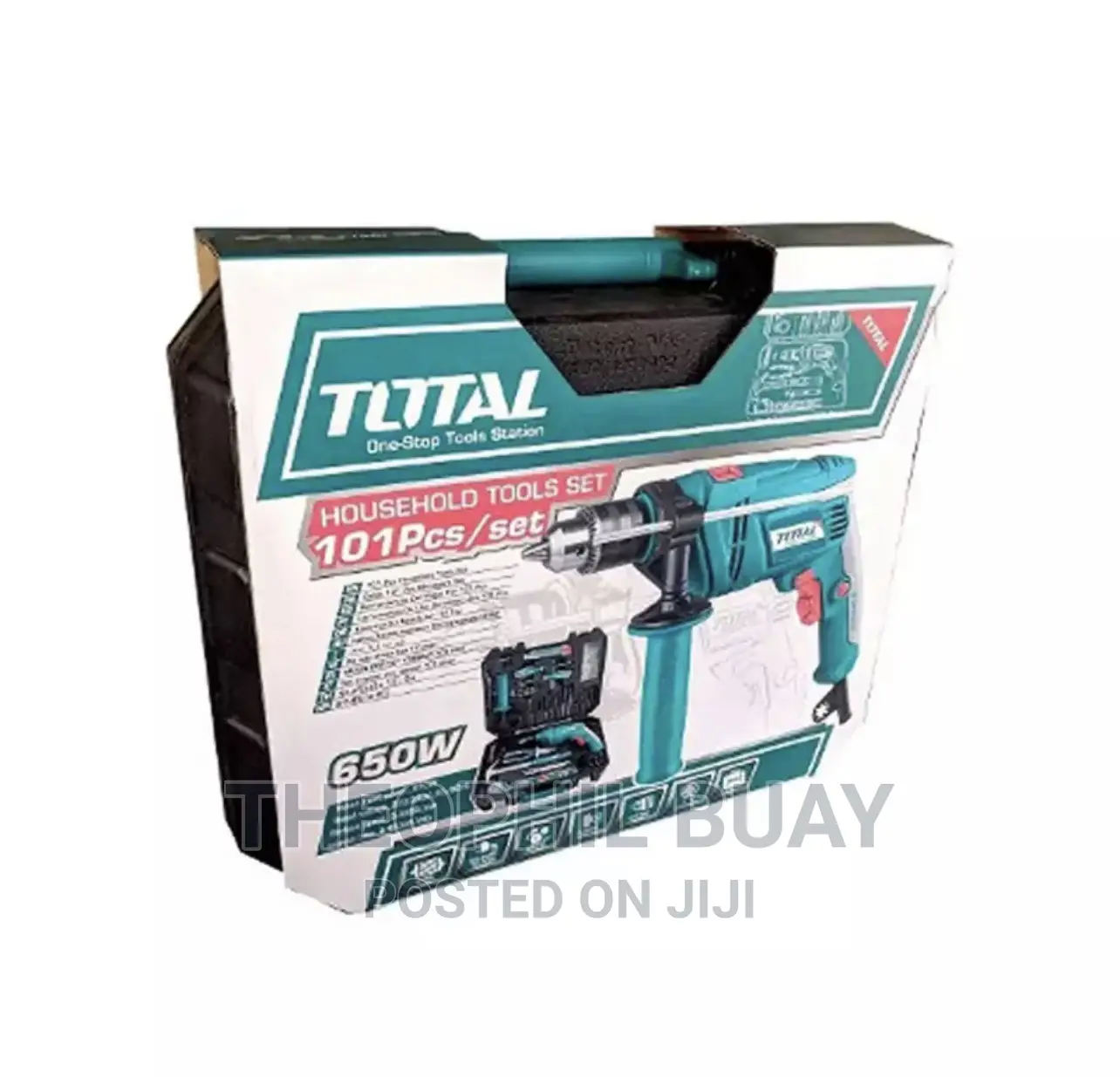 Total Household Tool Box 101pcs Set