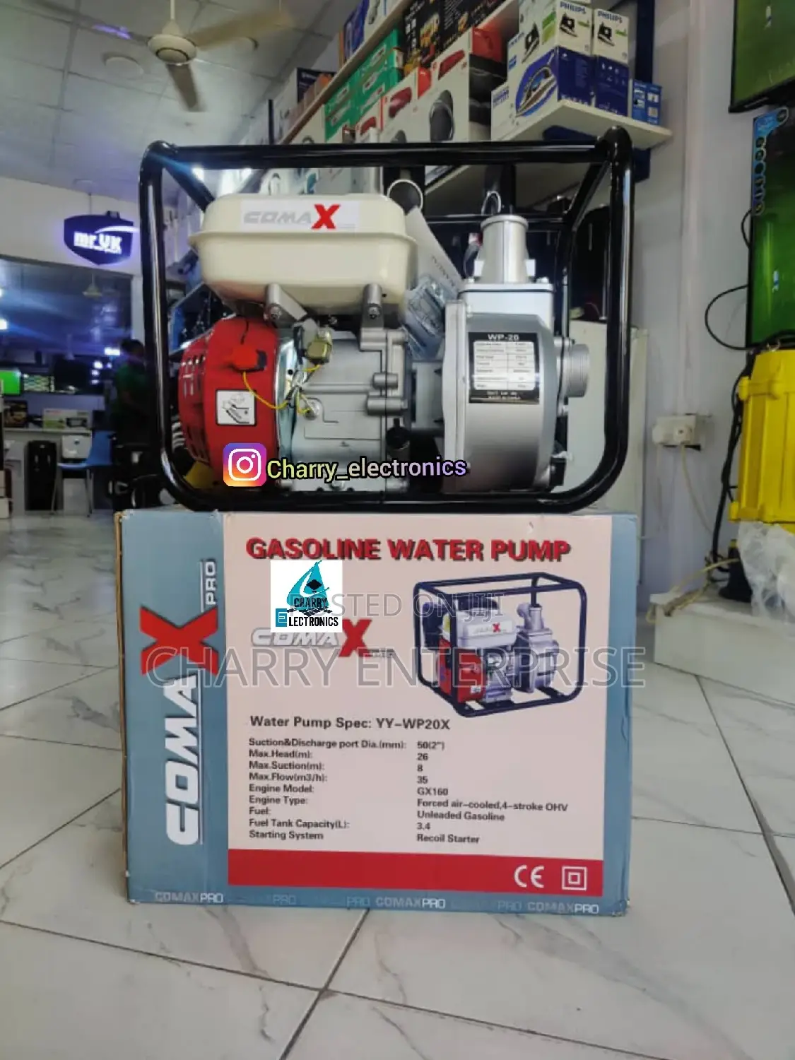 COMAX PRO Powerful GASOLINE Water Pump Inch 2