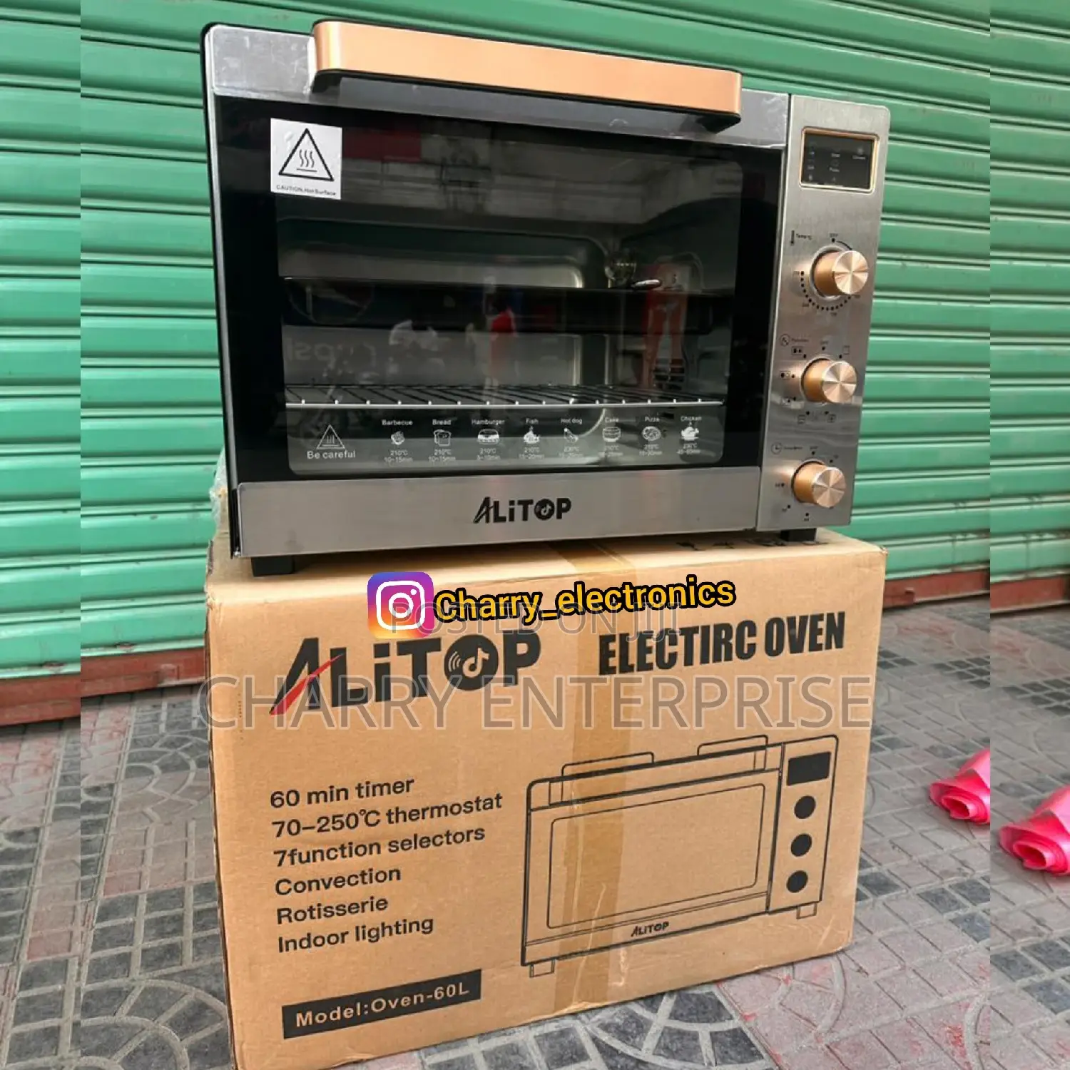 Alitop Electric Oven60l + ROTISSERIE