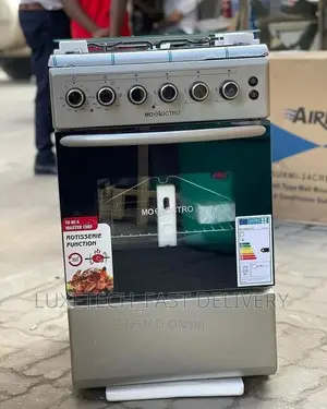 Mo Electro Electric and Gas Cooker 4 Plates With Oven 50*50
