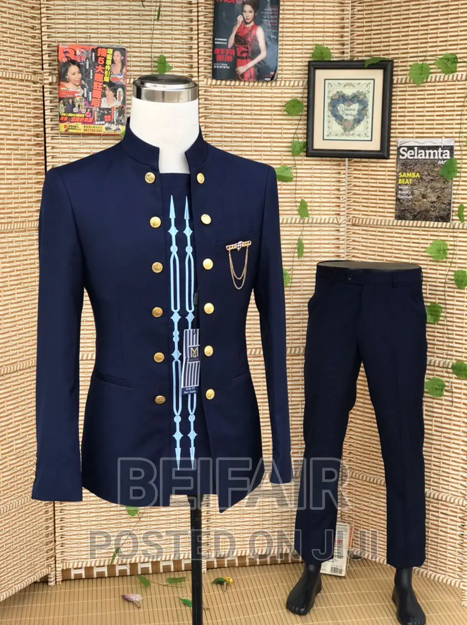 Classic Men's Kaunda Suits | Kaunda Suti Za Kiume