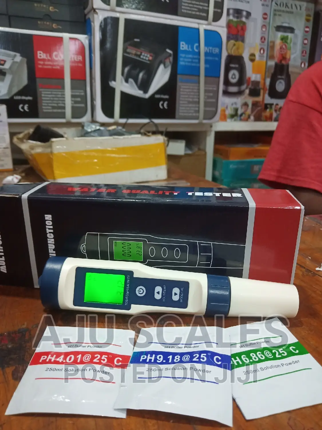 Ph Meter, TDS, Thermometer Salinity.