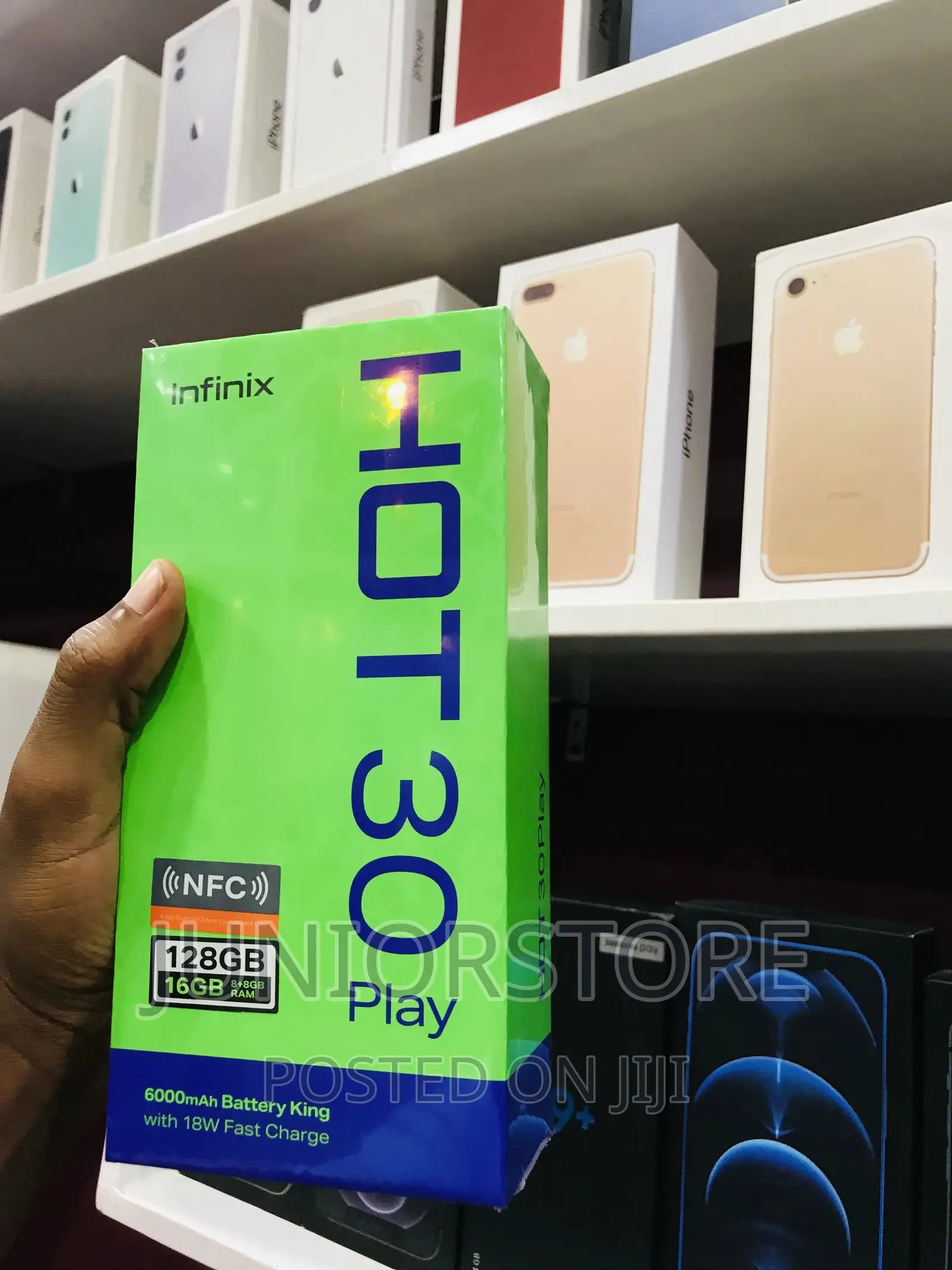 New Infinix Hot 30 Play 128 GB Black