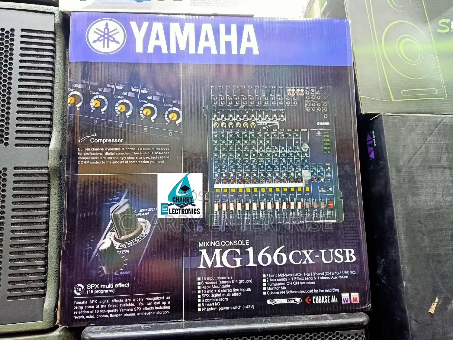 Yamaha Pre Mixer Plain Mg166cx Analog Mixer16 Channel