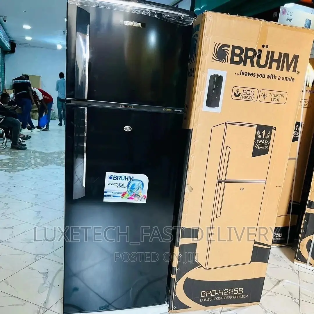 Bruhm Refrigerator 208 Litres Double Door/Fridge 208l