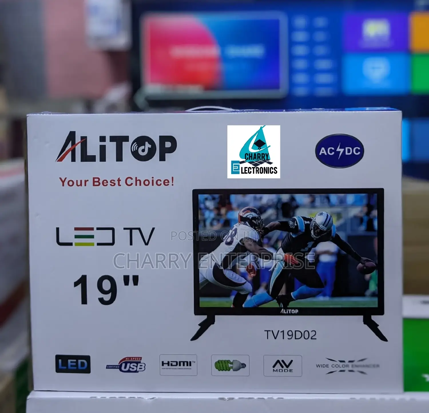 OFFER Alitop Tv 19 Inch Ac/ Dc Picha Kali