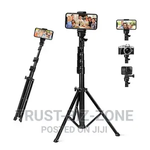 Mobile Phone and Camera Trippod Stand With Wireless Remote