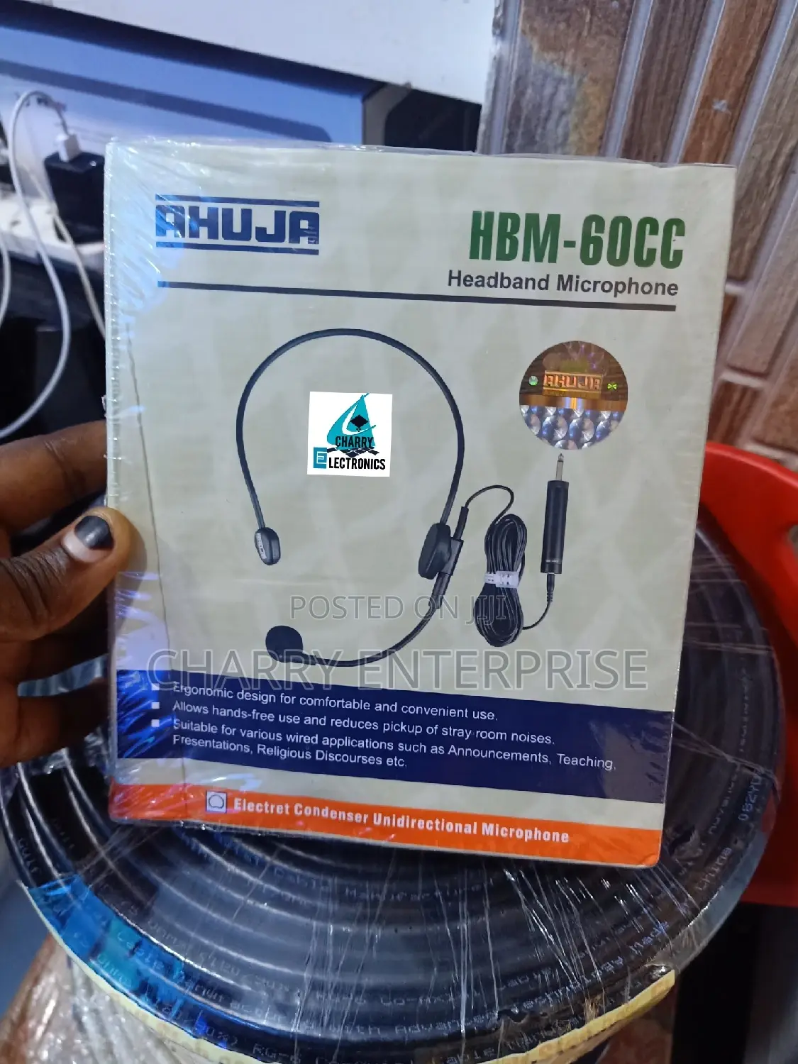 ORIGINAL AHUJA Headband Wired Microphone/ Mic