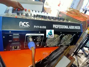 ACS PROFESSIONAL Powered Music Mixer 6ch1300w With PHANTOM