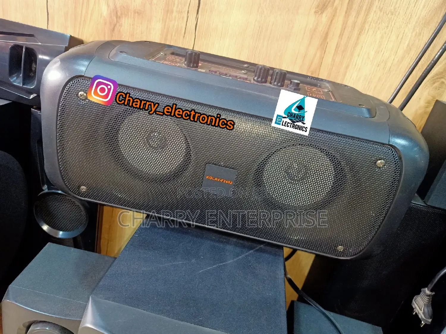 Oudiobop Portable Powerful Hi-Fi Speaker With Karaoke 