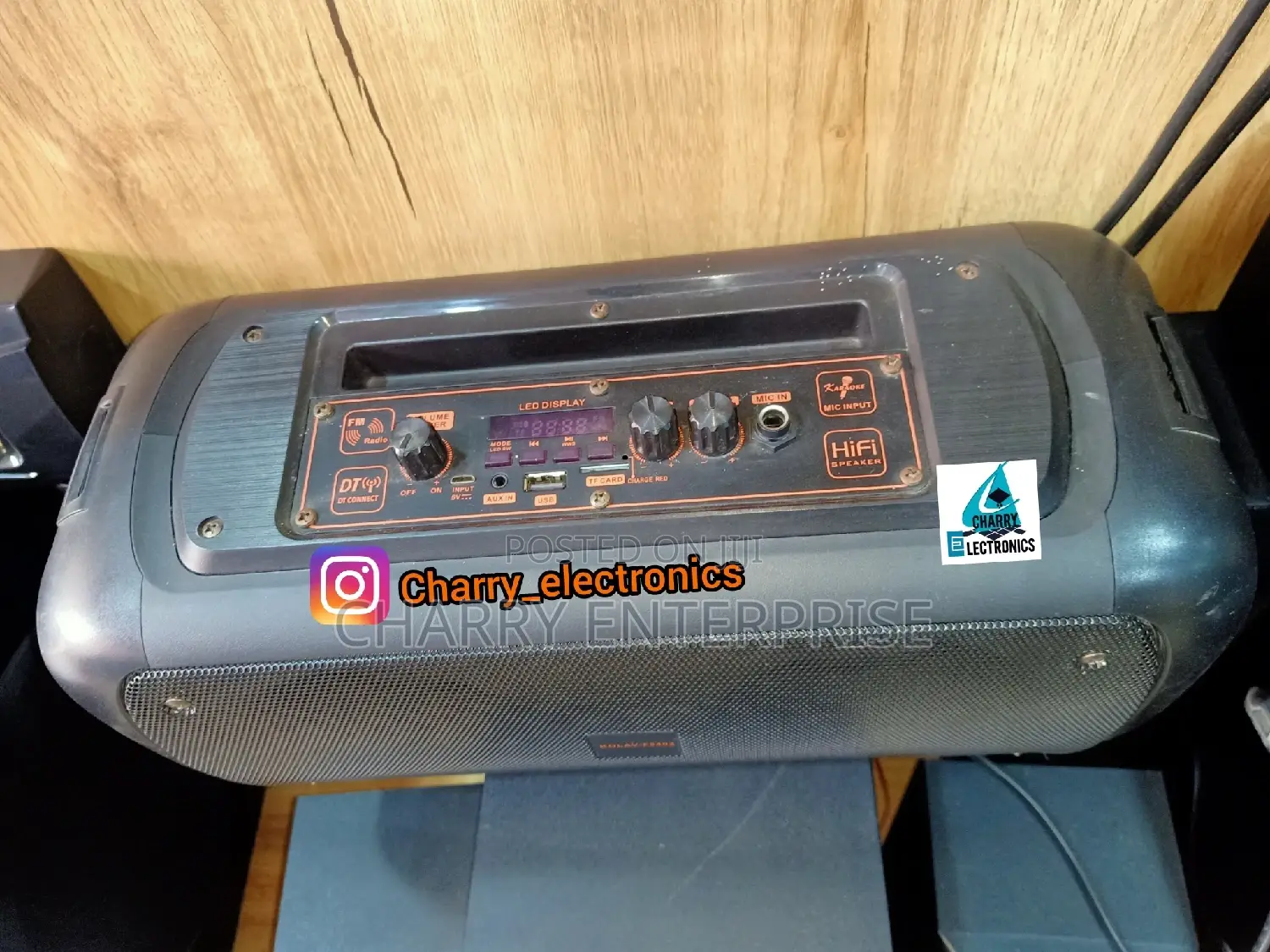 Oudiobop Portable Powerful Hi-Fi Speaker With Karaoke 