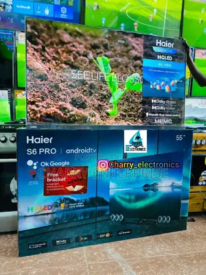 Haier S6 PRO Android Tv55 Inch Handsfree Voice Control