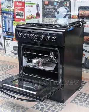 Mo Electro Electric and Gas Cooker With Oven 60*60 Black