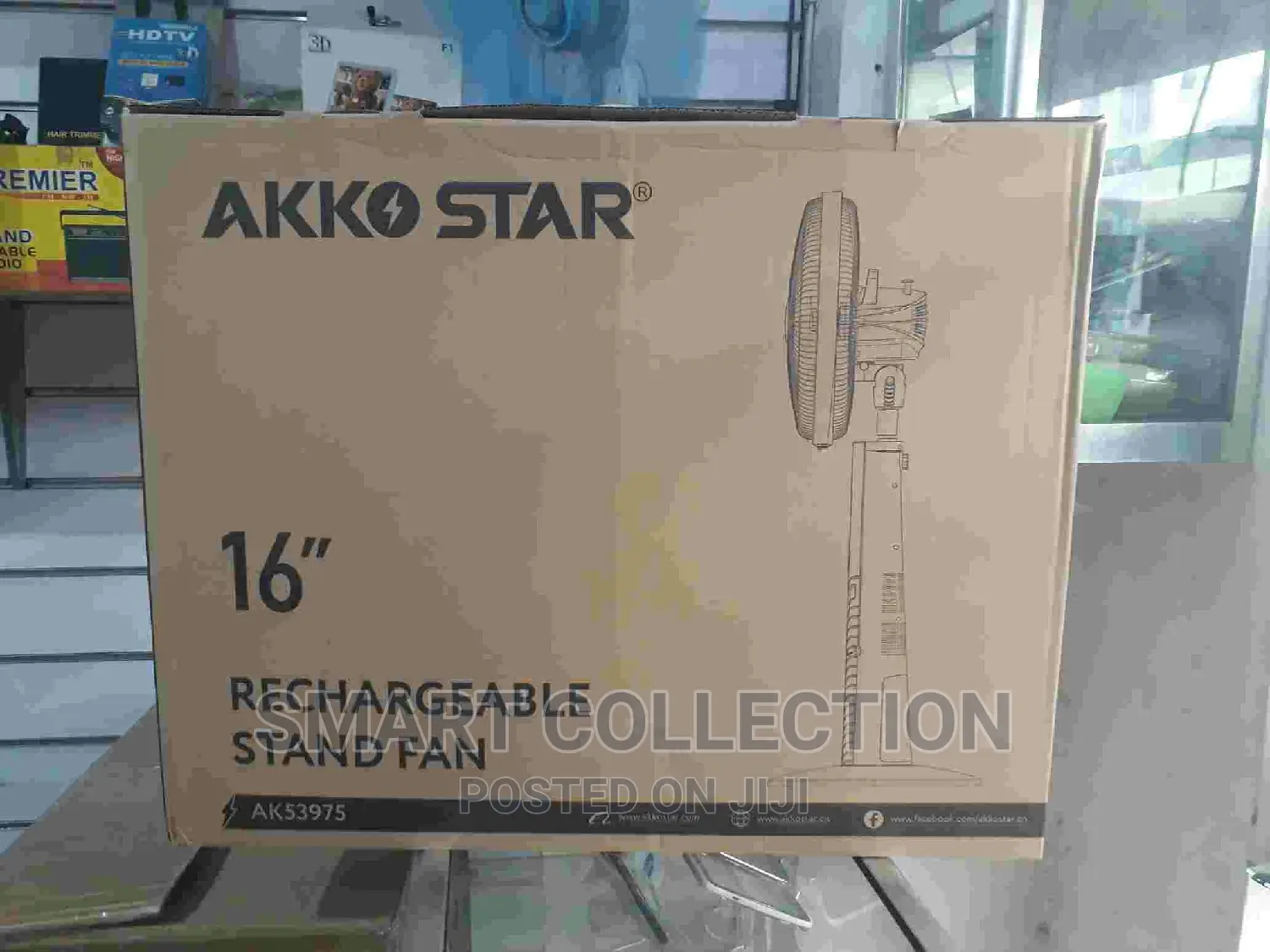 AKKO STAR 16" Rechargeable Stand Fan