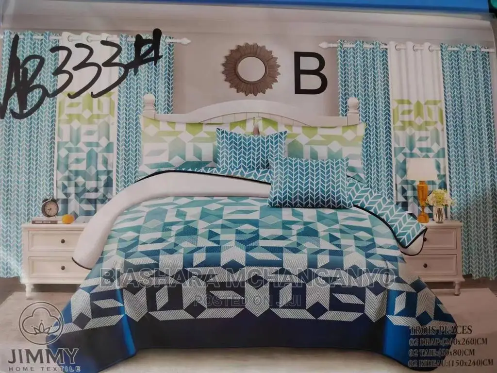 Bedsheets and Curtains Set Available