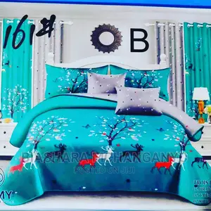 Bedsheets and Curtains Set Available