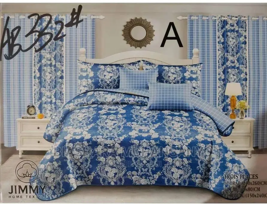 Bedsheets and Curtains Set Available