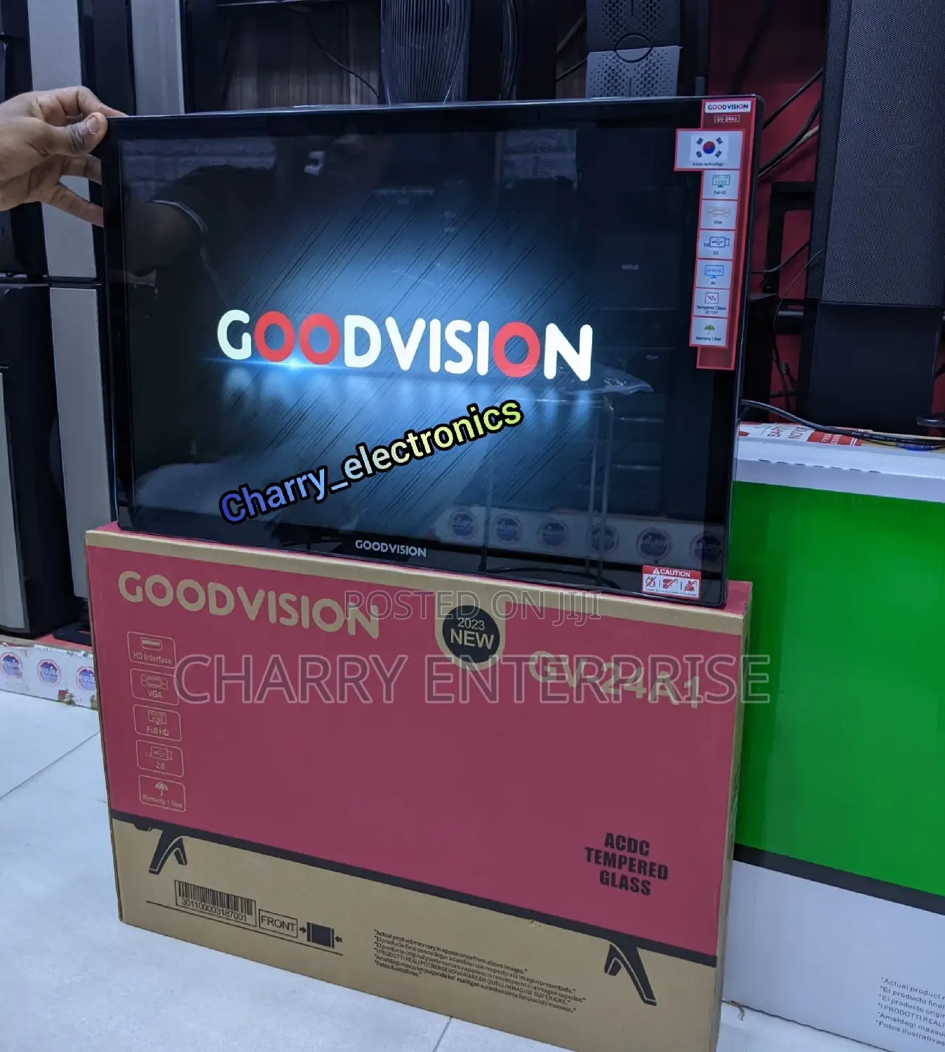 GOODVISION Full HD Tv ACDC Tempered Glass24 Inch
