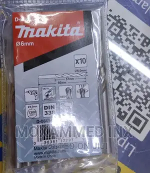 Makita Steel Bit M6 Set. (10p)