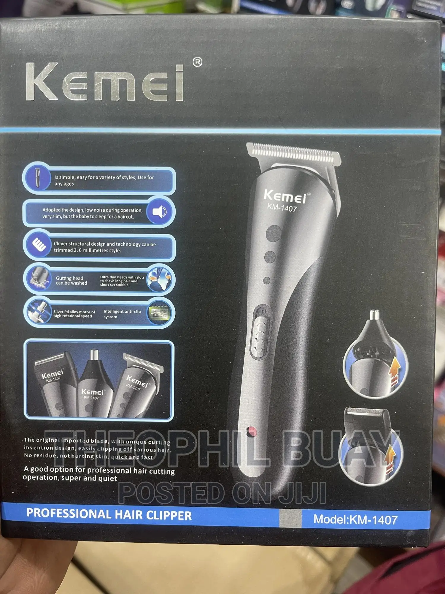 Rechargeable Electric Nose Hair Clipper Multifunctional