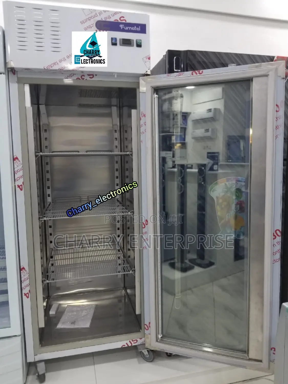 Offer Furnotel Heavy Duty Upright Showcase Freezer 650 L