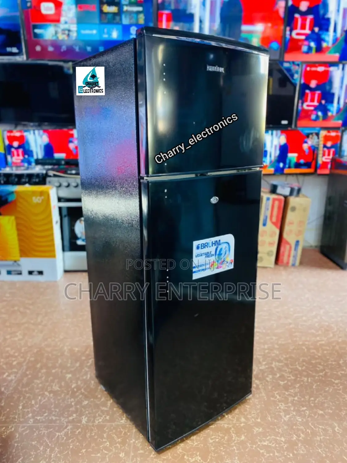 High Quality BRUHM Fridge With Powerful Compressor 225 Litre