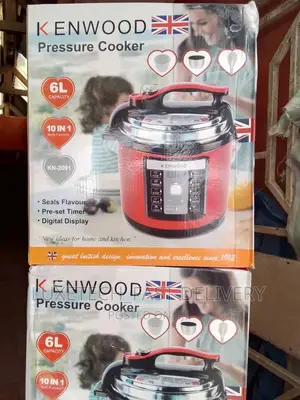 Kenwood 6l Digital Pressure Cooker Red