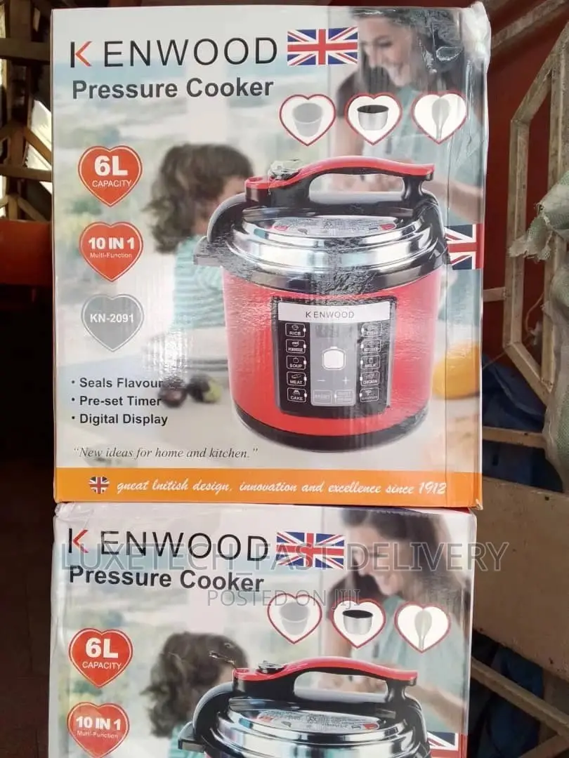 Kenwood 6l Digital Pressure Cooker Red