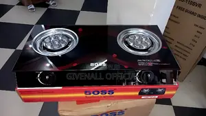 Jiko LA Gesi LA Boss Pleti Mbili Kioo