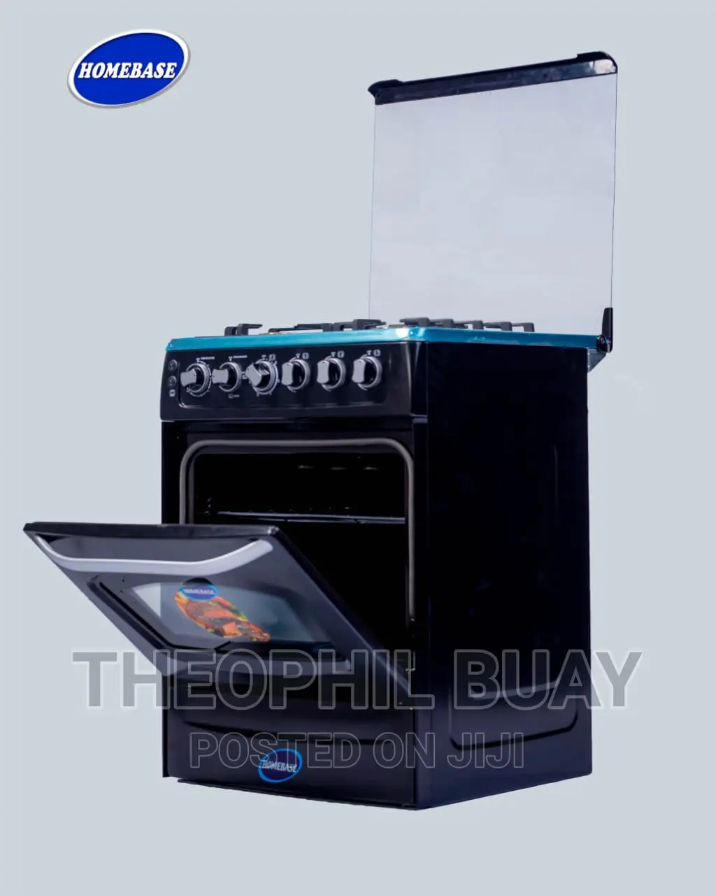Gas Electric 60x60 Gas Cooker MODEL; HB-C600-MB.
