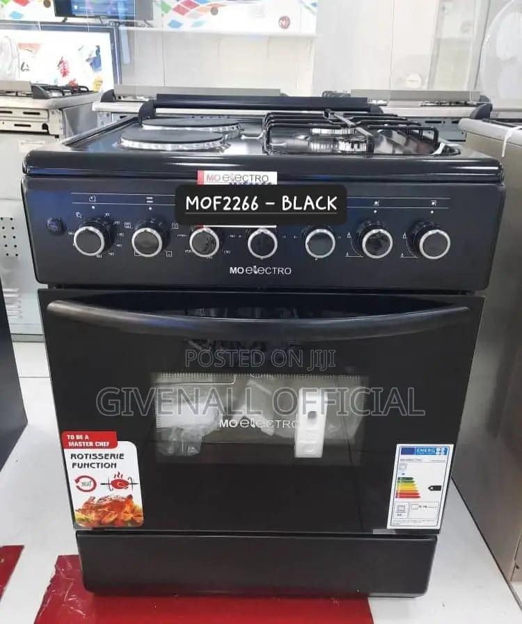 Mo Electro Jiko LA Gesi Mbili Umeme Mbili Oven Umeme