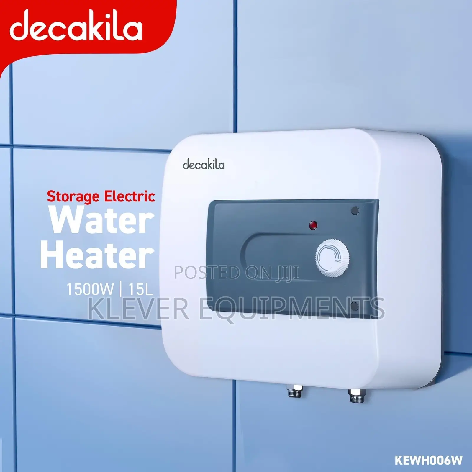 Decakila Electric Storage Water Heater 15litres