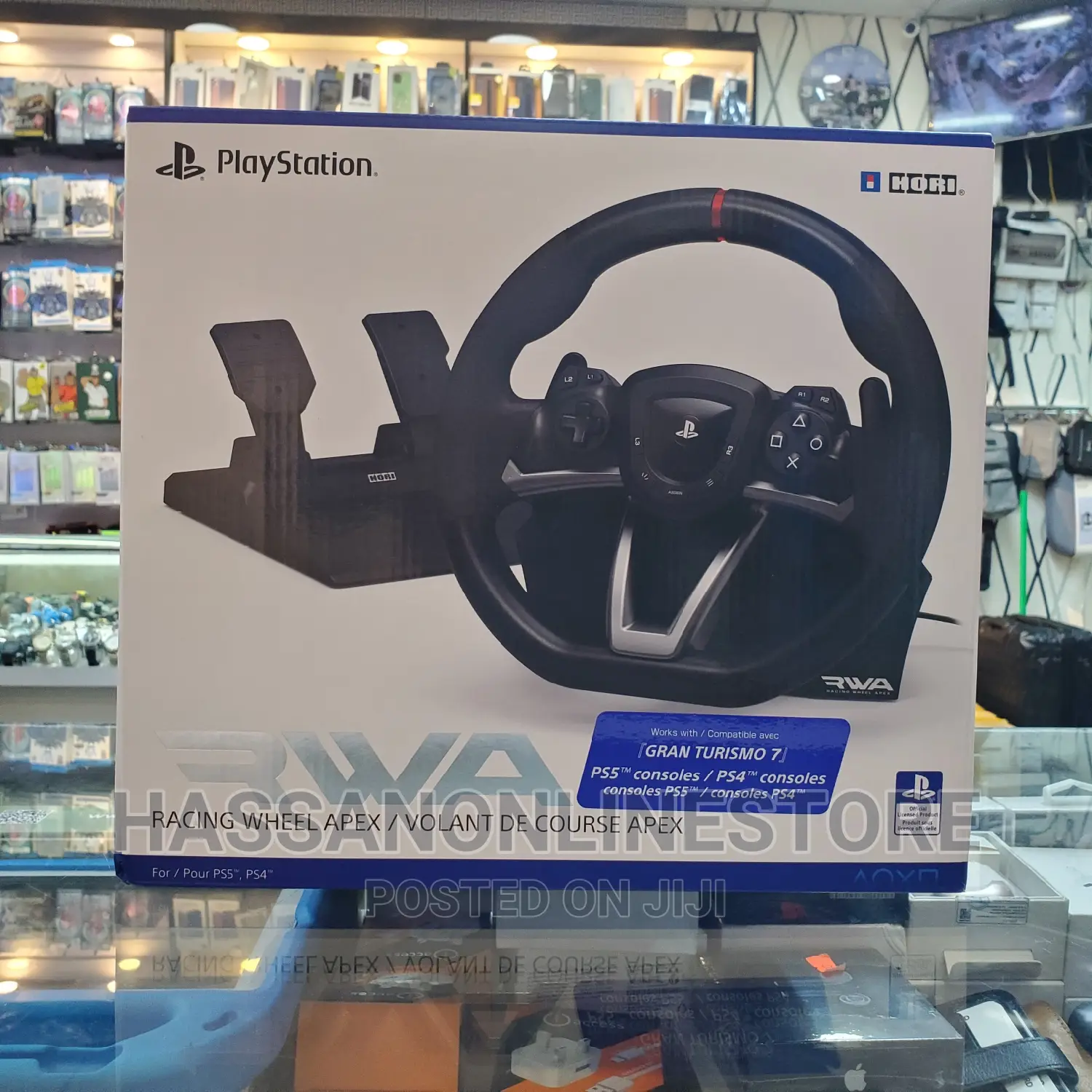 HORI Racing Wheel Apex for Playstation 5, Playstation 4 PC
