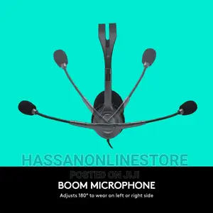 Logitech H111 Wired on Ear Headphones With Mic - Black