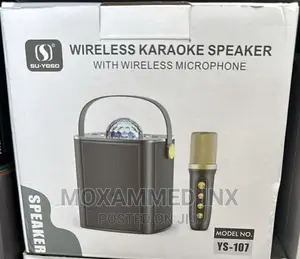 Wireless Karaoke Speaker With Wireless Microphone