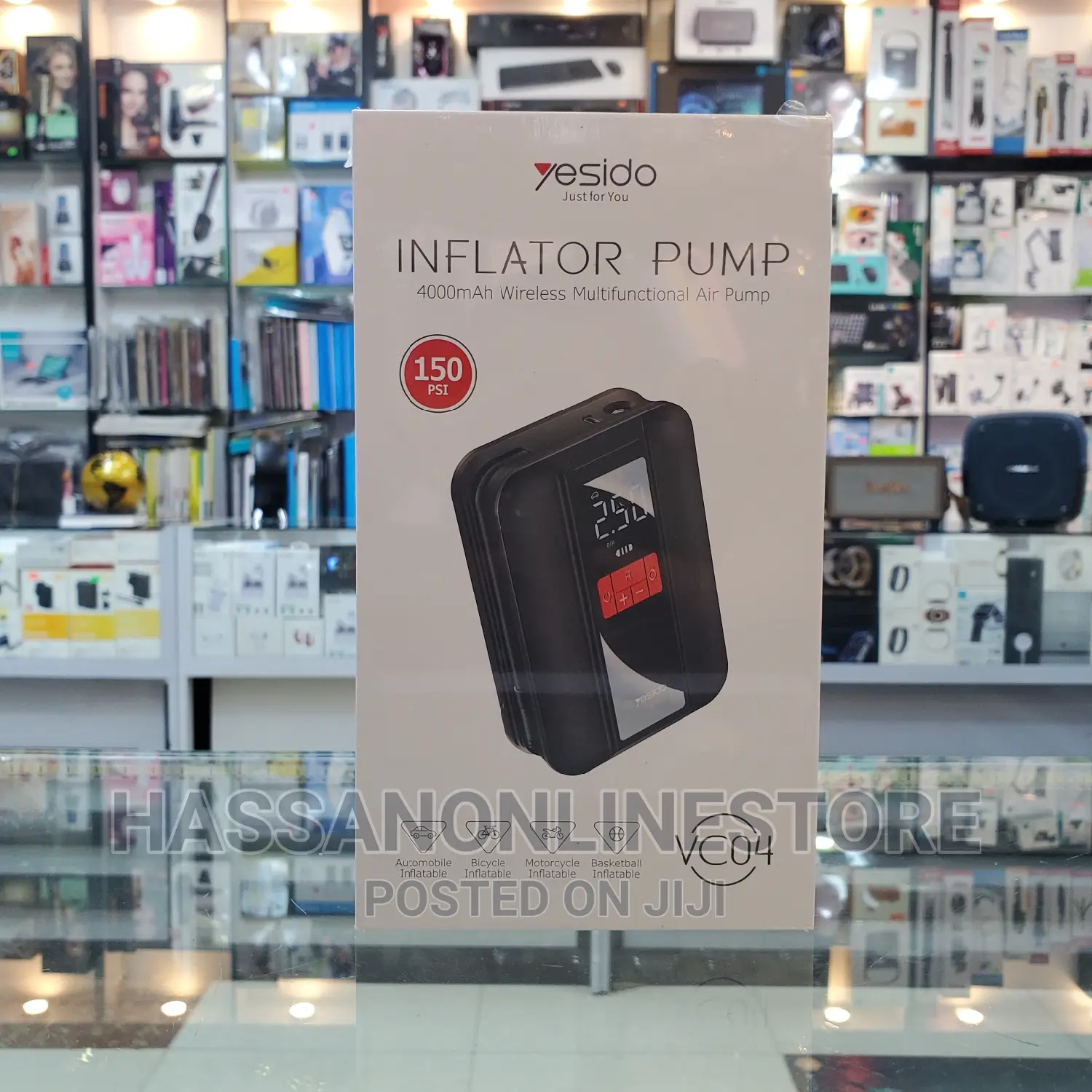 YESIDO VC-04 Tire Inflator Pump