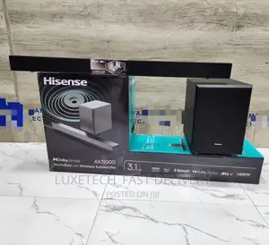 New Hisense Wireless Soundbar 280W Dolby Atmos