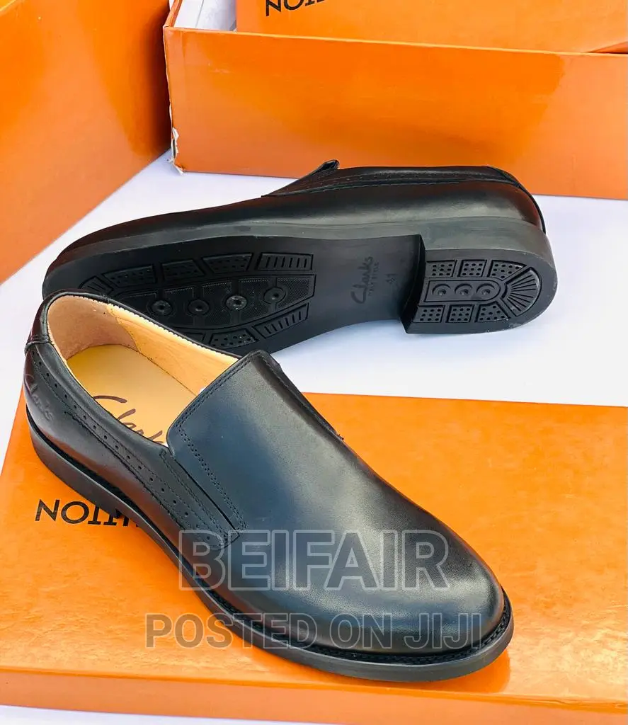 Men's Leather Shoes | Viatu Original Za Kiume