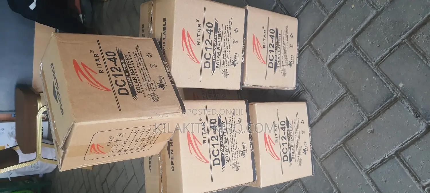 Ritar Dc12-40ah/20hrs Battery